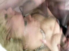 threesome with vicky wilfing at wild party