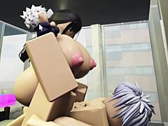 Utahime Dominates The Slut In Doggystyle