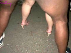 i filmd my wfe with bbc in car