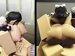 Utahime Dominates The Slut In Doggystyle