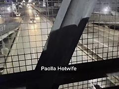 married hotwife Paolla bangs non-stop on BR 153 for drivers’ delight.
