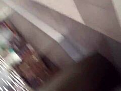 I Caught This Ebony Beauty's Ass Folding on Hidden Cam in a Shop