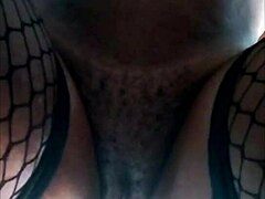 athletic brunette nurse gets cum on face