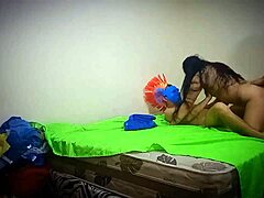 sexy stepmom begs two stepsons to wreck her ass and creampie it hard