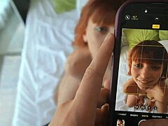 Stepsister cheats with monster cock during photos.