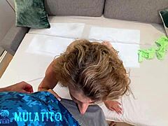 Blonde Milf Deborah Bum's Massive Facial