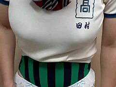 trying out wild cosplay looks with swimsuits and uniforms