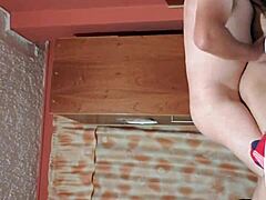 Giving anal to horny neighbor when husband is away!