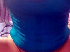 just cabalgando on my friend's verga for a hot creampie orgasm... dominating that natural tits brunette homemade style