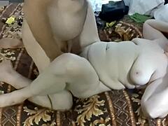 hot milf gets wild with her best friend's huge tool in secret
