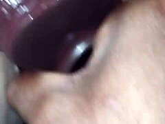 my cuckold stretches my ass and i cum crazy from ass and pussy 😩