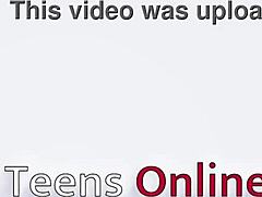 Blonde British Student Masturbating Solo