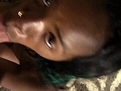 i play with black blowjob toy