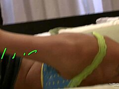 ami q rides her partner in bedroom