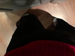 Oh man, check out this horny brunette slut with big tits jerking off solo in a nightclub toilet. She's in lingerie getting wild outdoors too.