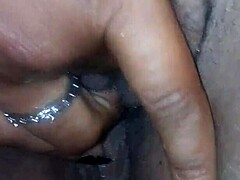 Lanikki fingers her wet pussy