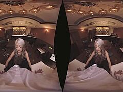 Having sex with a Japanese barmaid in VR.