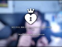 slutty goth step sister rides me hard to silence my mouth in wild pov action