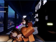 Sex with fan featuring monster cock