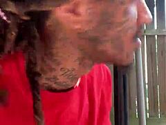 Redhead leads rough interracial 4some orgy with intense group action