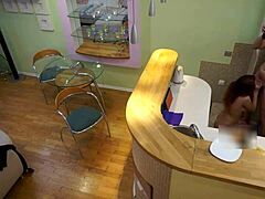 Candy Red teen slammed hard in homemade clip