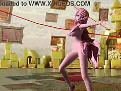 Megurine Luka Showcases Big Tits And Pussy In Patchwork Staccato Project Diva Nude Mod