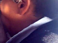 Latina eagerly swallows cum in casual story