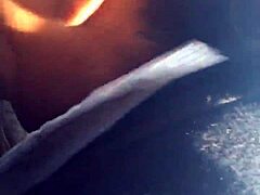 Latina eagerly swallows cum in casual story