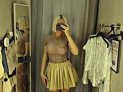 Can you believe this see-through outfit at the mall?