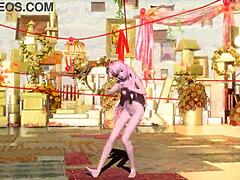 Megurine Luka Showcases Big Tits And Pussy In Patchwork Staccato Project Diva Nude Mod