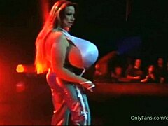 The Bustiest Stripper Ever Rips Clothes With Huge Tits