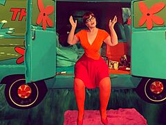 Granny Velma Dinkleys Haunted Mystery Fuck And Creampie Orgasm