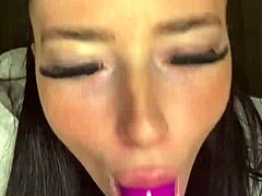 i'm that horny british girl playing with my toys