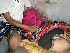 Village bhabhi gets rough fucking on cot