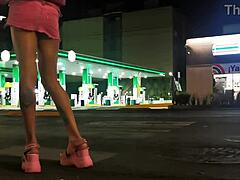 exhibit guarrita with putifalda showing her bragas uhh