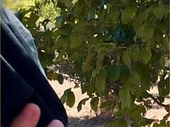 Amazing housewife gives stunning public blowjob outdoors, surprising everyone