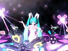 Hatsune Miku in Full Nude Bunny Costume Gets Wild!