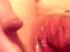 Pussy Got Filled Up With Creampie Cum