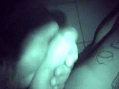 Late night tattooed stroke session