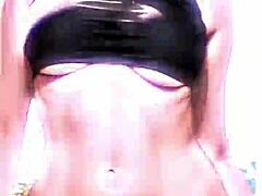 Who is Leticia in this bikini model scene?