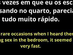 Minha madrasta brasileira magra com peitos pequenos age diferente comigo depois da separação com boquete e tabu.