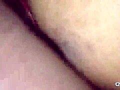 Up close view of fat African BBW getting pussy fucked by black Australian.