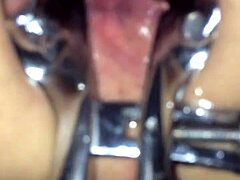 Beautiful Shemale Uses Speculum Toy On My Ass For Intense Anal Play