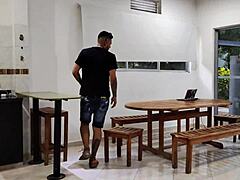 Brunette Housewife Cooking Delicious Fuck With Tongue And Ass 😋