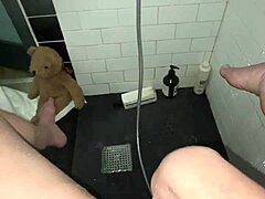 Arab Teen Snowwhite Masturbates Tight Pussy in Shower
