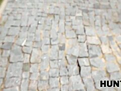 hunt4k follows a shaved pussy milf getting picked up and fucked while her friend watches in cuckold euro style