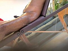 Hidden cam catches intense happy ending massage with cock