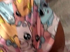 blinds boyfriend's eyes and invites stepmother as sex toy for anal fuck doll play