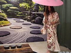 Spent a hot night with stunning Japanese GeishaEliValove. She rode me rough in her tight pussy all night!