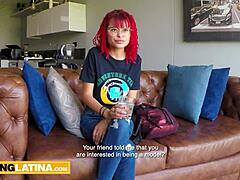 Petite Colombian teen Melissa Mocosa, how’s that massive cock feel while moaning?